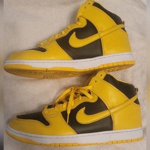Nike Dunk high Black Varsity Maize